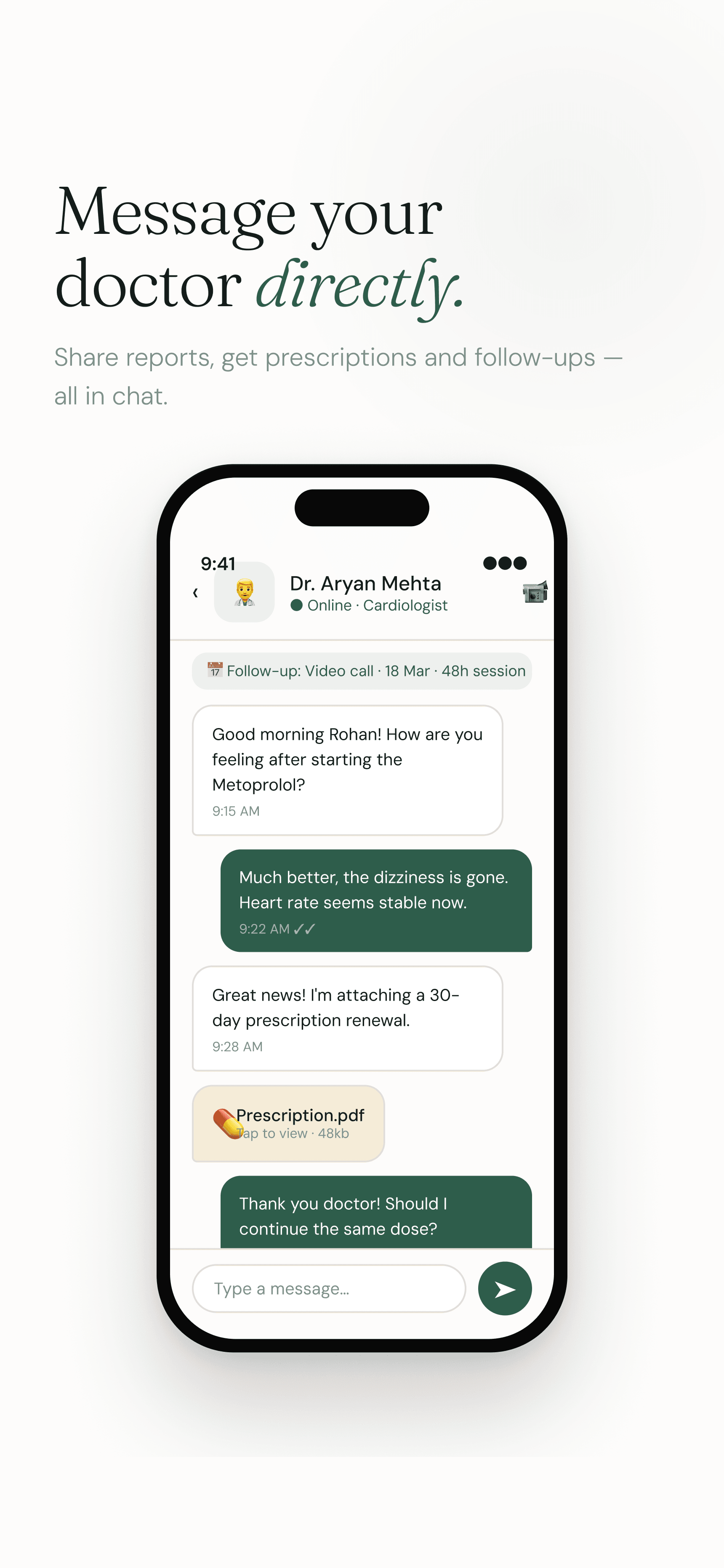 Telemedicine HD Video Call