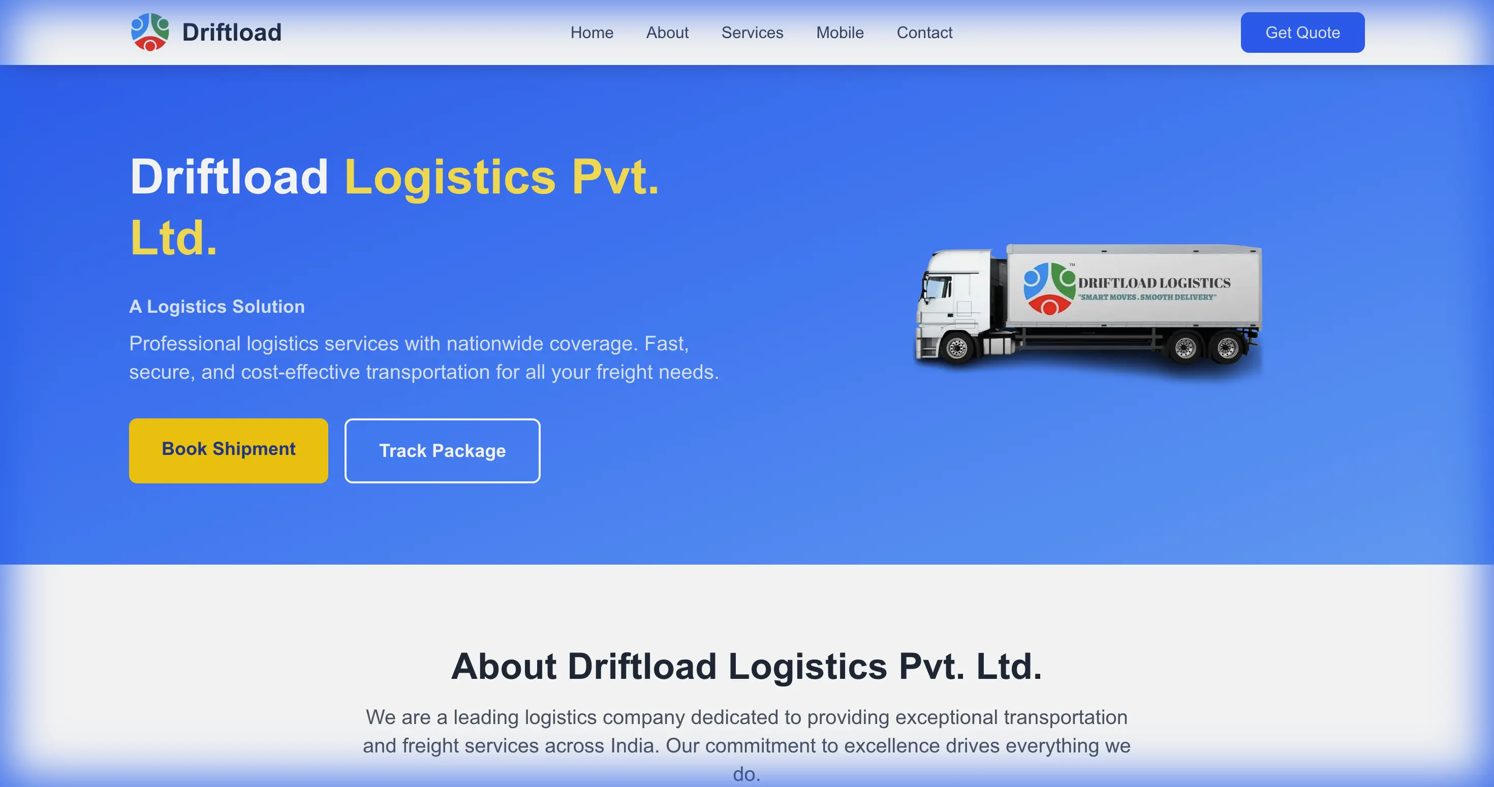 Driftload (Web) - User App & Website