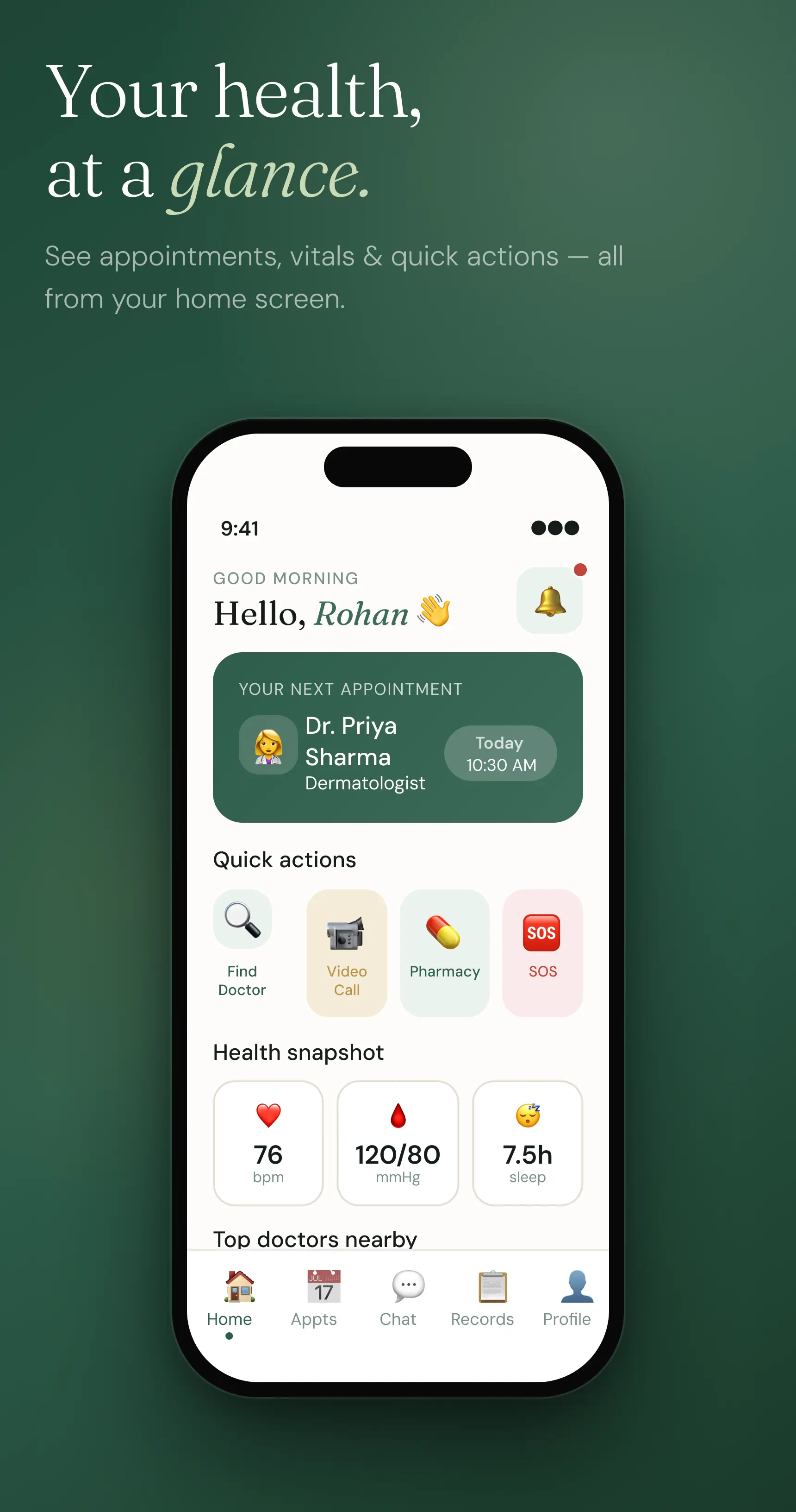 MedCare - Comprehensive Healthcare Mobile App
