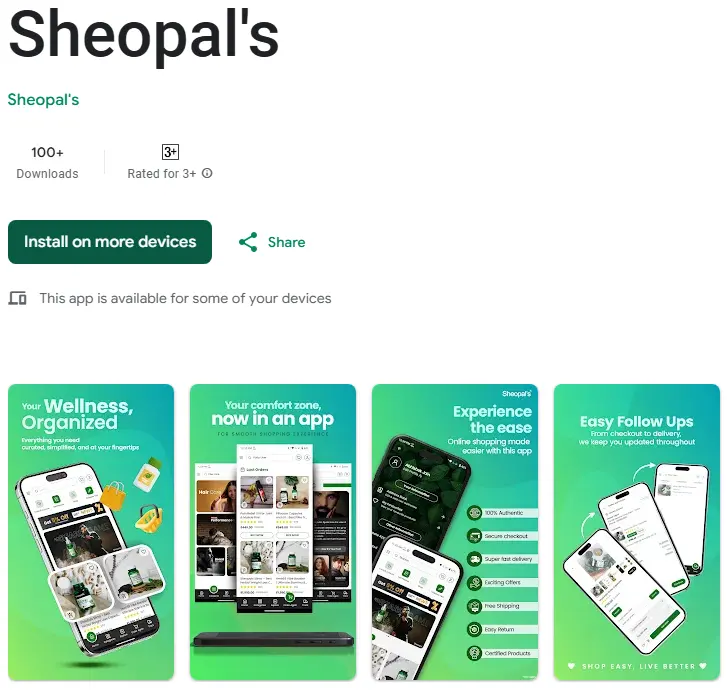 Sheopal's App - Android